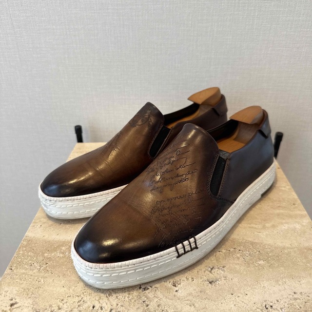 ブティック 【美品】Berluti レザー スリッポン | www.artfive.co.jp