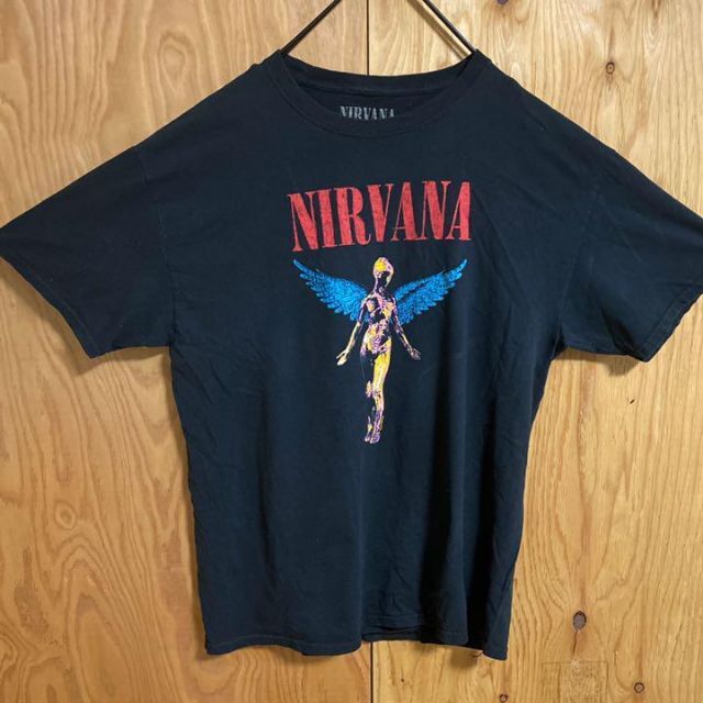 ニルヴァーナ ロック アメリカ ロックバンド Tシャツ USA古着 半袖