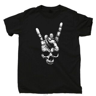 新品 SKULL ハングルース Ｔ-シャツ 無料送料【黒色-3XL】(Tシャツ/カットソー(半袖/袖なし))