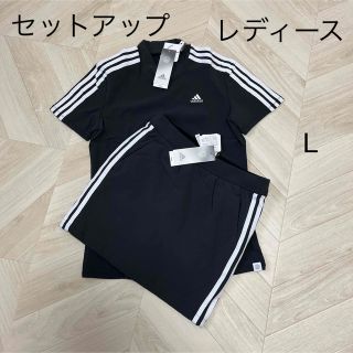 アディダス(adidas)のアディダスゴルフ　レディース　セットアップ　size L(ウエア)