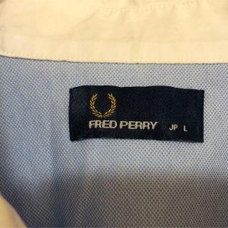 FRED PERRY　デザインシャツ　XL　刺繍ワンポイント　ヒットユニオン