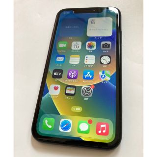 アイフォーン(iPhone)のApple iphoneXR 64G  SIMフリー ブラック(スマートフォン本体)