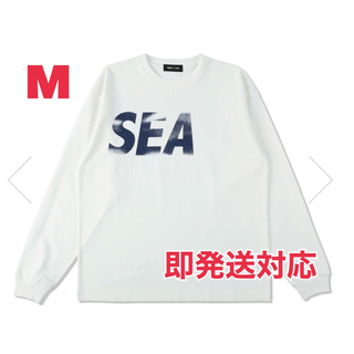 WIND AND SEA - WIND AND SEA (P-DYE) L/S TEE WHITE_NAVYの通販｜ラクマ