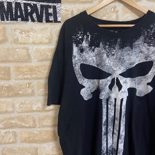 マーベル(MARVEL)のk46 MARVEL パニッシャー 古着 Tシャツ プリントT キャラクター(Tシャツ/カットソー(半袖/袖なし))