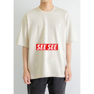 ワンエルディーケーセレクト(1LDK SELECT)の【SEE SEE】 BASIC T-SHIRTS OATMEAL Mサイズ(Tシャツ/カットソー(半袖/袖なし))