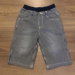 ヒッコリーデニム 美品 used 130㎝ デニム ハーフパンツ(パンツ/スパッツ)