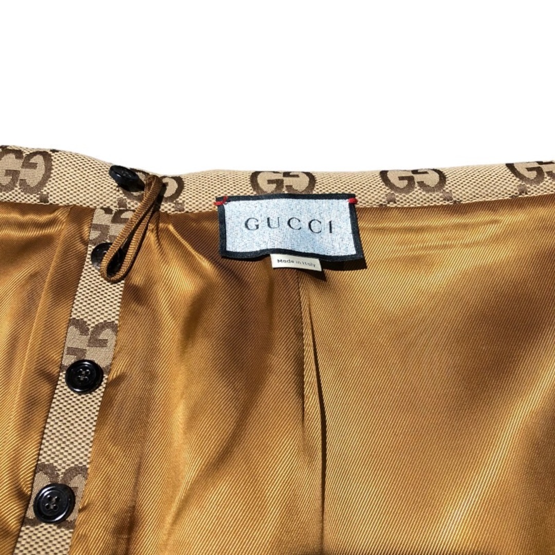 Gucci(グッチ)の　グッチ GUCCI マキシGG　キャンバススカート GUCCI x Balenciaga 677048 コット レディース スカート レディースのスカート(その他)の商品写真