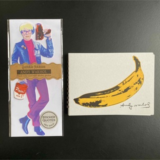 アンディウォーホル(Andy Warhol)のアンディウォーホル　ステッカー & クロッキー帳(アート/エンタメ)