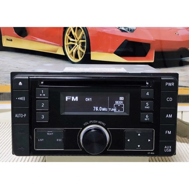Pioneer(パイオニア)のトヨタ純正DEH-8068ZT【CP-W66】カーオーディオCD/MP3/USB 自動車/バイクの自動車(カーオーディオ)の商品写真