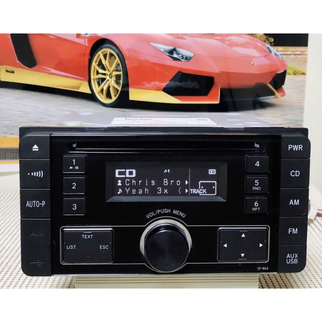 Pioneer(パイオニア)のトヨタ純正DEH-8068ZT【CP-W66】カーオーディオCD/MP3/USB 自動車/バイクの自動車(カーオーディオ)の商品写真