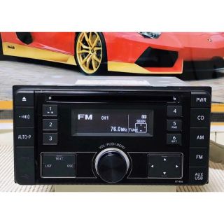 パイオニア(Pioneer)のトヨタ純正DEH-8068ZT【CP-W66】カーオーディオCD/MP3/USB(カーオーディオ)