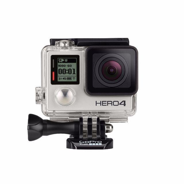 GoPro(ゴープロ)の【格安】GoPro HERO4 ゴープロヒーロー４　シルバーエディション スマホ/家電/カメラのカメラ(コンパクトデジタルカメラ)の商品写真