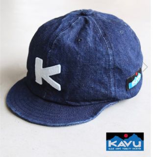 カブー(KAVU)のKAVU(カブー)デニムベースボールキャップ  新品(キャップ)