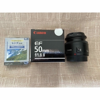 キヤノン(Canon)のCANON EF50mm f1.8 Ⅱ (レンズ(単焦点))