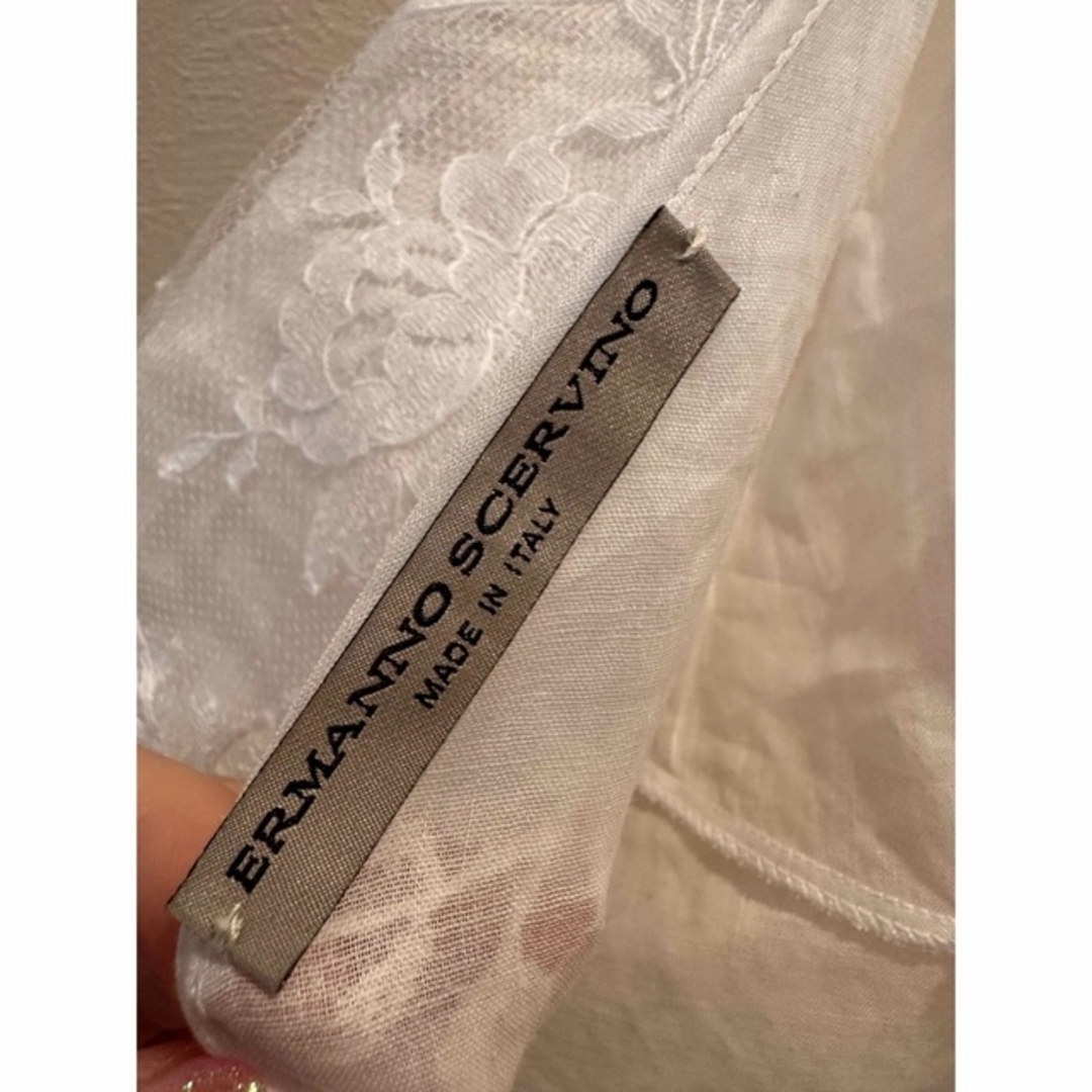ERMANNO SCERVINO☆レース デニム ワンピース