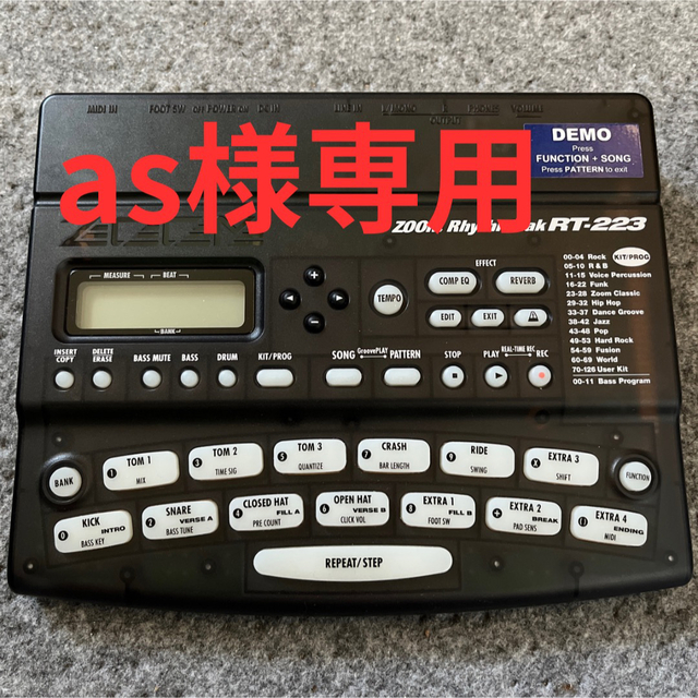 Zoom(ズーム)のZOOM RhythmTrak RT-223 楽器のドラム(その他)の商品写真