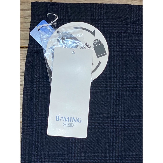 B:MING LIFE STORE by BEAMS(ビーミング ライフストア バイ ビームス)のB:MING by BEAMS ネイビーチェックパンツ メンズのパンツ(その他)の商品写真