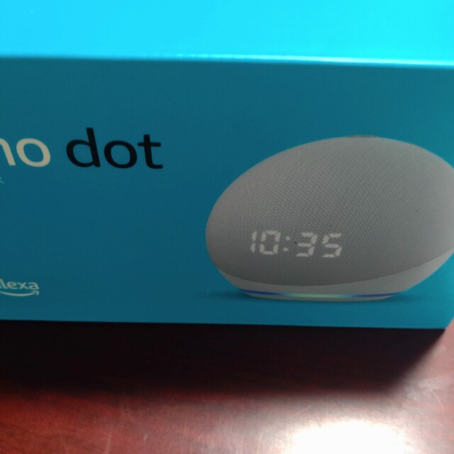 ECHO(エコー)のAlexa echo dot with clock スマホ/家電/カメラのオーディオ機器(スピーカー)の商品写真