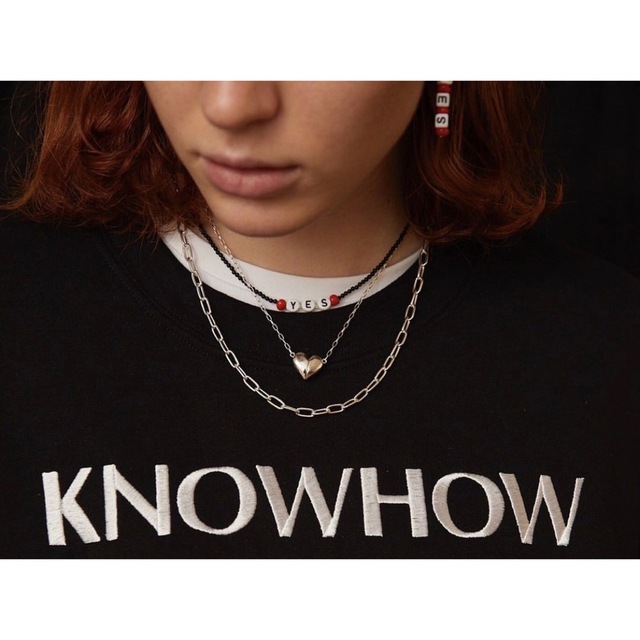 新品未使用 KNOWHOWノウハウ Magnets Heart Necklace