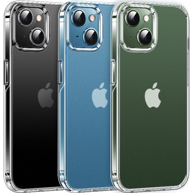 【色: マットクリア】指紋つかず・清潔感保つCASEKOO iPhone 13