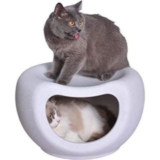 猫ハウス　猫ベッド　猫ソファー　ペットハウス　キャットハウス　グレー(猫)