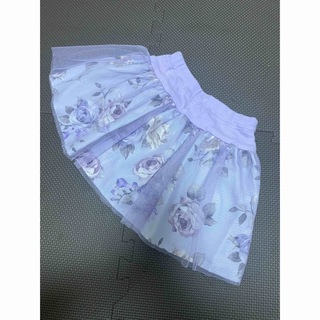 アナスイミニ(ANNA SUI mini)のアナスイミニ　120 花柄　チュール　スカパン　スカート(スカート)