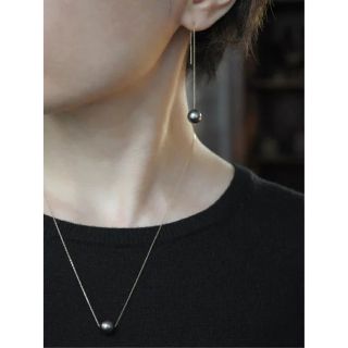 ミキモト(MIKIMOTO)のanq. K10 タヒチパール ネックレス ピアス セット(ピアス)