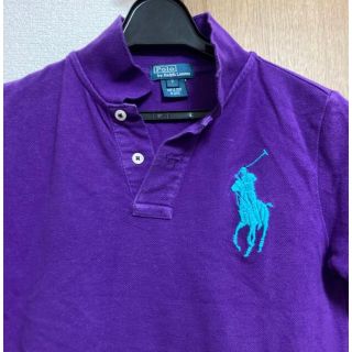 ポロラルフローレン(POLO RALPH LAUREN)のお値下げ中！ポロラルフローレンポロシャツ　ビックポニー　7歳　パープル(Tシャツ/カットソー)