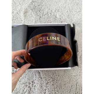 セリーヌ(celine)の新品未使用 CELINE セリーヌ 大人気 カチューシャ ブラウン(カチューシャ)