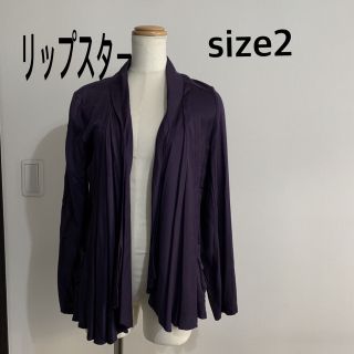 リップスター(LIPSTAR)のリップスター◆size2◇薄手ジャケット◇◇used(ノーカラージャケット)