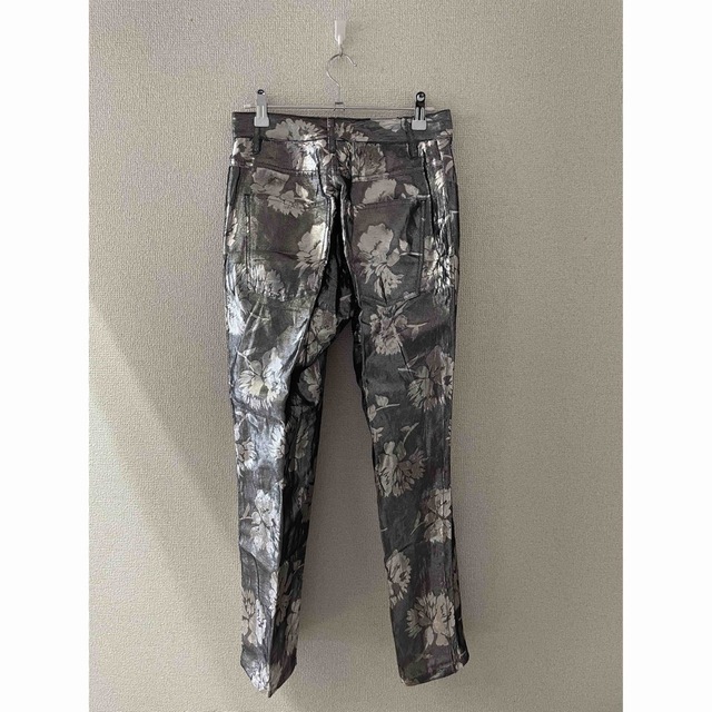 ピンク・ブルー Maison Martin Margiela 白タグ 総柄パンツ スラックス