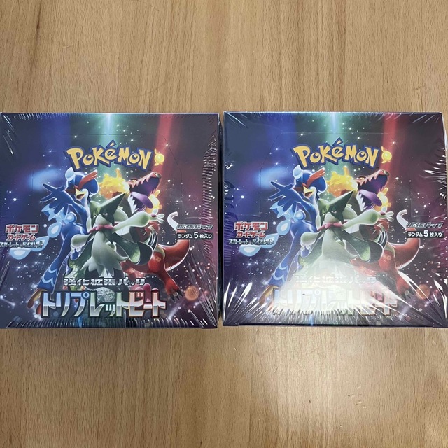 ポケモンカードゲーム　トリプレットビート　BOX　新品未開封　シュリンク付き