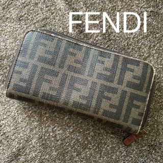 フェンディ(FENDI)の中古美品/FENDI/ラウンドファスナー長財布(長財布)