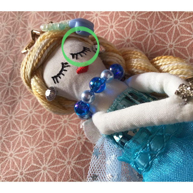 ブルードレスのルルベドール ハンドメイドのぬいぐるみ/人形(人形)の商品写真