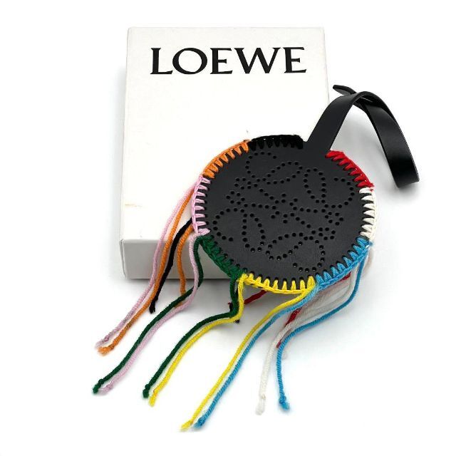 直径11cm全長【希少】ロエベ　LOEWE　アナグラム　バッグ　チャーム　アクセサリー