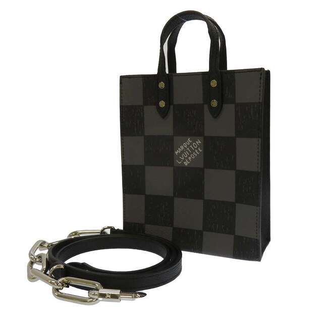 国内外の人気! XS サック・プラ ダミエチェッカーボード トートバッグ ルイヴィトン - VUITTON LOUIS N60479 黒 ブラック メンズ 2wayバッグ ハンドバッグ 国内外の人気! XS サック・プラ ダミエチェッカーボード トートバッグ ルイヴィトン - VUITTON LOUIS N60479 黒 ブラック メンズ 2wayバッグ ハンドバッグ