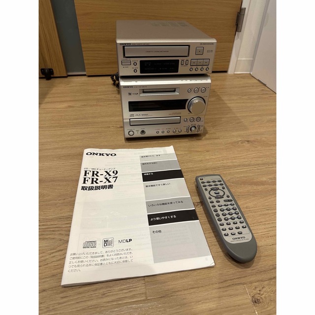ONKYO FR-X9 K−SX7 CD/MDチューナーアンプ カセットデッキ 【税込