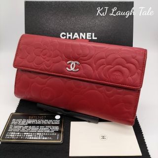 シャネル カメリア 財布(レディース)(レッド/赤色系)の通販 97点