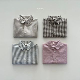 bonito  check shirt (M)(Tシャツ/カットソー)