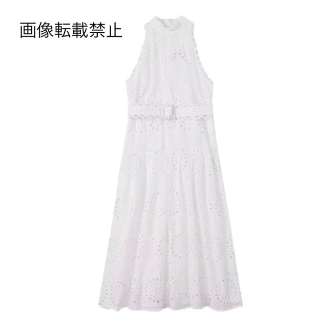 4月新作11060◇エンブロイダリー 刺繍 ノースリーブ ワンピース