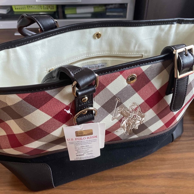 U.S. POLO ASSN. - US POLO ASSNトートバッグ チェックの通販 by U.S. POLO ASSN. - US POLO ASSNトートバッグ チェックの通販 by