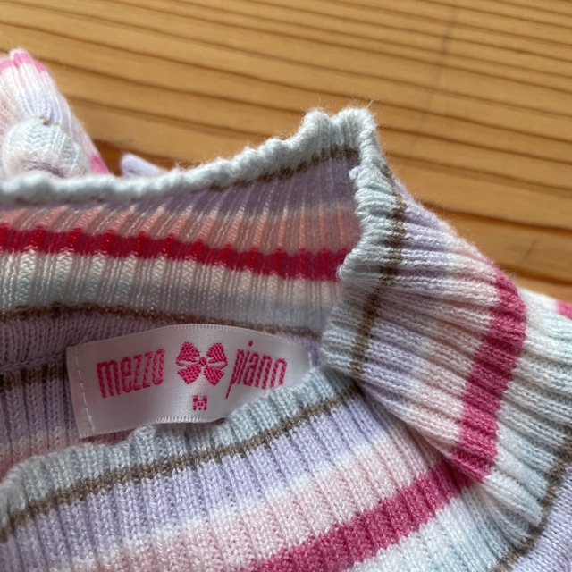 mezzo piano(メゾピアノ)の値下げ　mezzo piano 女の子トップス　110〜120 キッズ/ベビー/マタニティのキッズ服女の子用(90cm~)(Tシャツ/カットソー)の商品写真