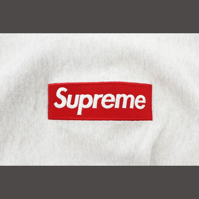 シュプリーム SUPREME 18AW ボックス ロゴ クルー ネック L 灰