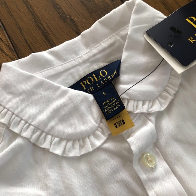 POLO RALPH LAUREN(ポロラルフローレン)のRalph Lauren新品定番ガールズ用半袖ブラウス　110〜120 キッズ/ベビー/マタニティのキッズ服女の子用(90cm~)(ブラウス)の商品写真