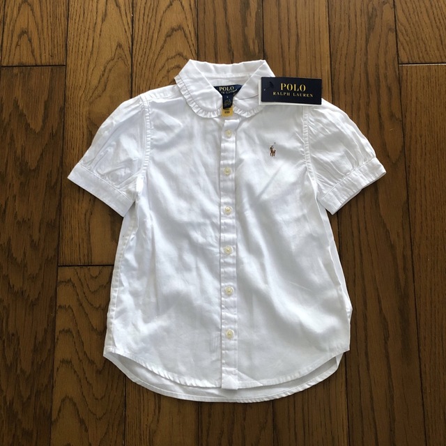 POLO RALPH LAUREN(ポロラルフローレン)のRalph Lauren新品定番ガールズ用半袖ブラウス　110〜120 キッズ/ベビー/マタニティのキッズ服女の子用(90cm~)(ブラウス)の商品写真