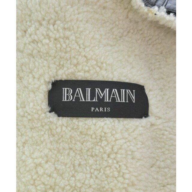 BALMAIN(バルマン)のBALMAIN バルマン ブルゾン 50(XL位) 黒 【古着】【中古】 メンズのジャケット/アウター(その他)の商品写真