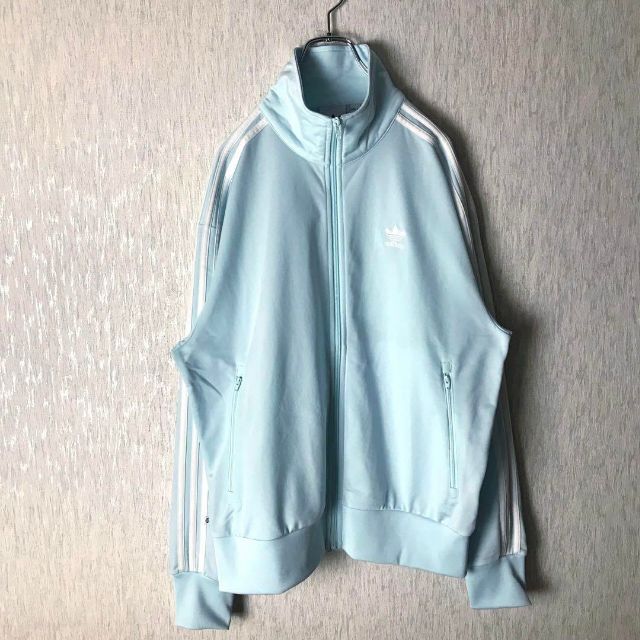 3503 美品✨adidasトラックジャケットファイヤーバードミントグリーン