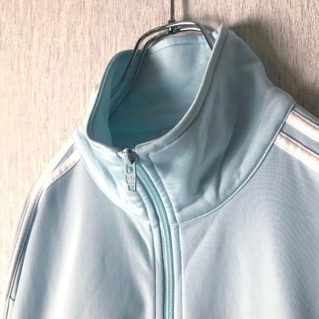 adidas(アディダス)の3503 美品✨adidasトラックジャケットファイヤーバードミントグリーンXL メンズのトップス(ジャージ)の商品写真