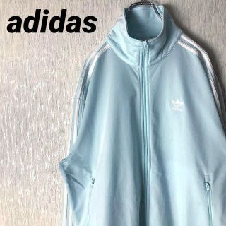 アディダス(adidas)の3503 美品✨adidasトラックジャケットファイヤーバードミントグリーンXL(ジャージ)