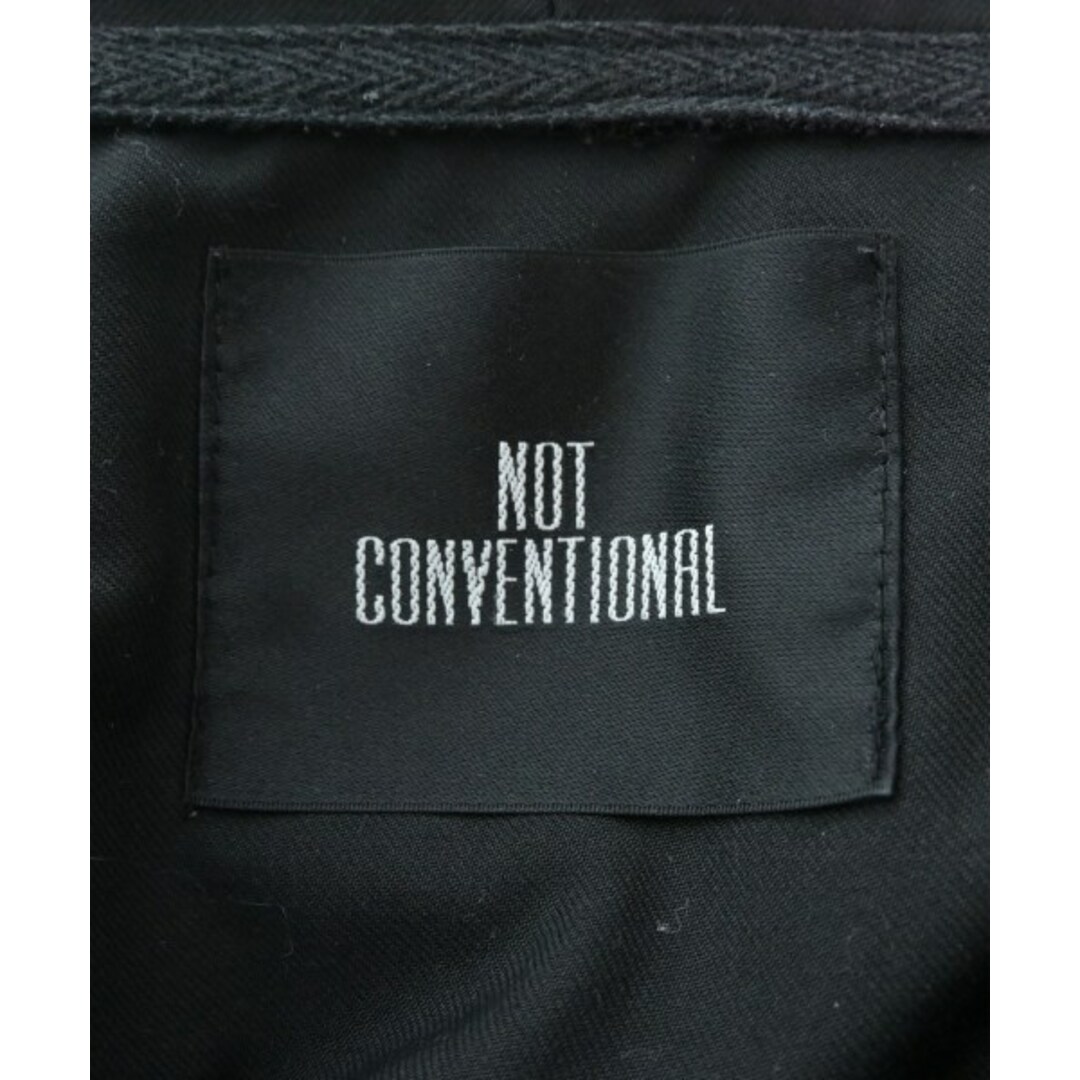 NOT CONVENTIONAL(ノットコンベンショナル)のNOT CONVENTIONAL ノットコンベンショナル パーカー F 黒 【古着】【中古】 メンズのトップス(パーカー)の商品写真